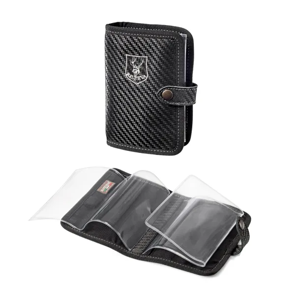 Portalicenza in Pelle Effetto Carbonio R2223